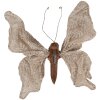 Clayre & Eef Decoratief Vlinder Landelijke Stijl Beige 33x6x31 cm