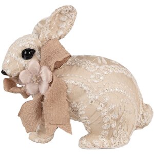 Clayre & Eef Decoratief Konijn Beige 26x15x23 cm...