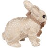 Clayre & Eef Decoratief Konijn Beige 26x15x23 cm Paasdecoratie in landelijke stijl