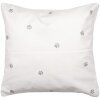 Clayre & Eef kussenhoes kat motief 45x45 cm wit zwart landelijke stijl