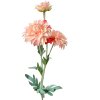 Clayre & Eef Kunstbloem Roze Groen 75 cm Plastic Decoratiebloem