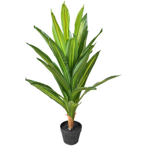 Clayre & Eef 5PL0179 Kunstplant groen 25x25x90 cm...