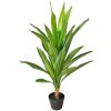 Clayre & Eef 5PL0179 Kunstplant groen 25x25x90 cm botanische stijl