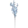 Clayre & Eef decoratieve tak bloemen blauw 110 cm kunststof decoratie voor vazen
