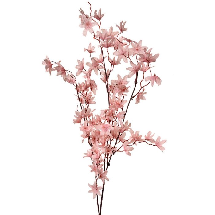 Clayre & Eef Decoratieve Takken Bloemen Roze 110 cm Kunststof