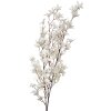 Clayre & Eef decoratieve tak kunstbloem wit 110 cm