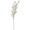 Clayre & Eef decoratieve tak kunstbloem wit 110 cm
