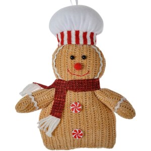 Clayre & Eef 66117 Decoratie Peperkoekman Bruin...