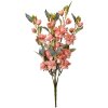 Clayre & Eef 6PL0378P Decoratieve tak met kunstbloemen Roze Groen 51?cm