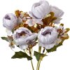 Clayre & Eef 6PL0381BL Kunstbloem blauwgroen 12x10x34 cm