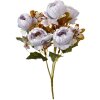 Clayre & Eef 6PL0381BL Kunstbloem blauwgroen 12x10x34 cm