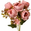 Clayre & Eef 6PL0381P Kunstbloem Roze 12x10x34 cm Kunststof