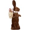 Clayre & Eef Decoratief Konijn Bruin 22x9x52 cm Paasbeeldje in landelijke stijl