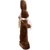 Clayre & Eef Decoratief Konijn Bruin 22x9x52 cm Paasbeeldje in landelijke stijl