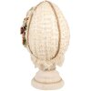 Clayre & Eef Decoratief Ei Beige Ø20x39 cm Voorjaarsdecoratie Vintage Stijl