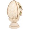 Clayre & Eef Decoratief Ei Beige Ø20x39 cm Voorjaarsdecoratie Vintage Stijl
