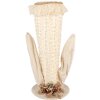 Clayre & Eef 65933 Decoratieve Hoed Beige 20x20x45 cm Vintage Stijl