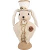 Clayre & Eef Decoratief Konijn Textiel Beige 24x17x50 cm Paasdecoratie