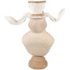Clayre & Eef Decoratief Konijn Textiel Beige 24x17x50 cm Paasdecoratie