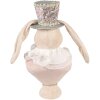 Clayre & Eef Decoratief Konijn Textiel Beige Goud 18x15x39 cm Vintage Stijl