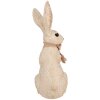 Clayre & Eef Decoratief Konijn Textiel Figuur Beige 25x19x54 cm