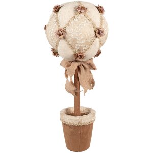 Clayre & Eef 65951 Decoratieve Bloem Beige...