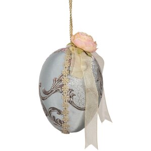 Clayre & Eef Hangende Ei-decoratie Blauw...