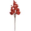 Clayre & Eef 66153R Decoratieve tak roodbruin 8x6x34 cm kerstdecoratie