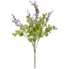 Clayre & Eef Decoratieve Takken Bloemen 12x12x51cm Paars Groen