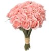 Clayre & Eef Rozenboeket Kunstmatig Roze 24 Bloemen 20x16x30 cm