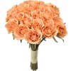 Clayre & Eef Kunstbloemen Boeket 24 Rozen Oranje 20x16x30 cm