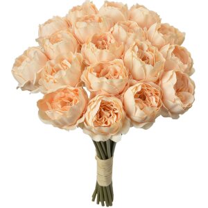 Clayre & Eef 6PL0393W Kunstbloemenboeket 18 Rozen...