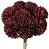 Clayre & Eef Boeket kunstbloemen rood 8 stuks 15x15x32 cm
