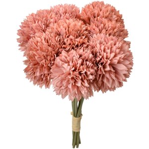 Clayre & Eef boeket kunstbloemen 8 bloemen roze...