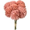Clayre & Eef boeket kunstbloemen 8 bloemen roze 15x15x32 cm