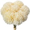 Clayre & Eef boeket kunstmatig wit 8 bloemen 15x15x32 cm
