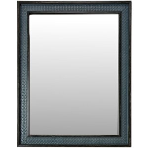 Clayre & Eef 62S323 Spiegel grijsblauw 36x2x46 cm landelijke stijl