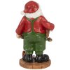 Clayre & Eef 6PR5724 Decoratiefiguur kerstman in landelijke stijl 8x6x13 cm