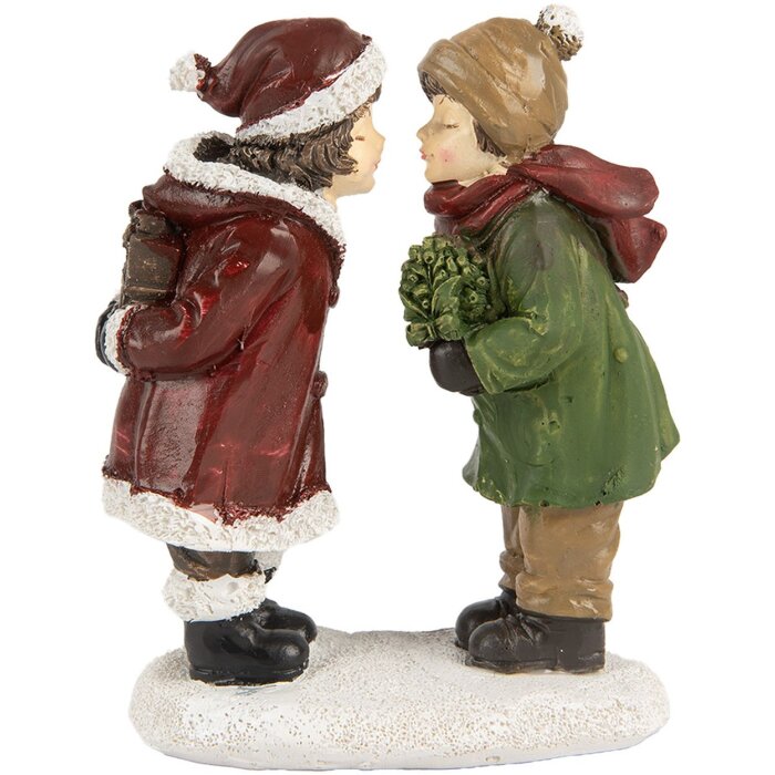 Clayre & Eef 6PR5726 Decoratie Kinderen Rood Groen 9x6x12 cm