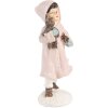 Clayre & Eef 6PR5727 Kerstfiguur Kind Roze 12cm Polyresin landelijke stijl