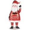 Clayre & Eef 6Y5853 Brievenbus Kerstman Rood Wit 16x14x35 cm