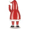Clayre & Eef 6Y5853 Brievenbus Kerstman Rood Wit 16x14x35 cm