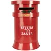 Clayre & Eef 6Y5856 Brievenbus rood Ø24x38 cm Brieven naar de Kerstman