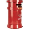 Clayre & Eef 6Y5856 Brievenbus rood Ø24x38 cm Brieven naar de Kerstman