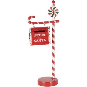 Clayre & Eef 6Y5857 Brievenbus kerstdecoratie rood...