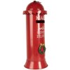 Clayre & Eef 6Y5859 Brievenbus Rood Ø19x52cm Kerstmannen Express Delivery