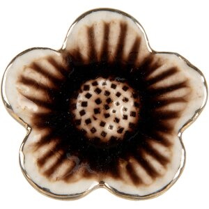 Clayre & Eef Keramische deurknop Ø5x3cm Beige...
