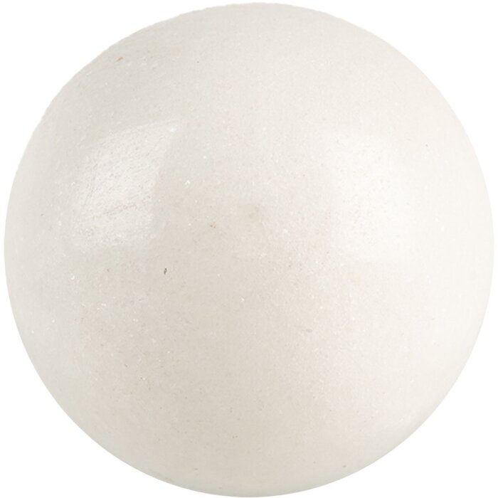 Clayre & Eef 66058 Deurknop keramiek wit Ø3cm schroef 4cm