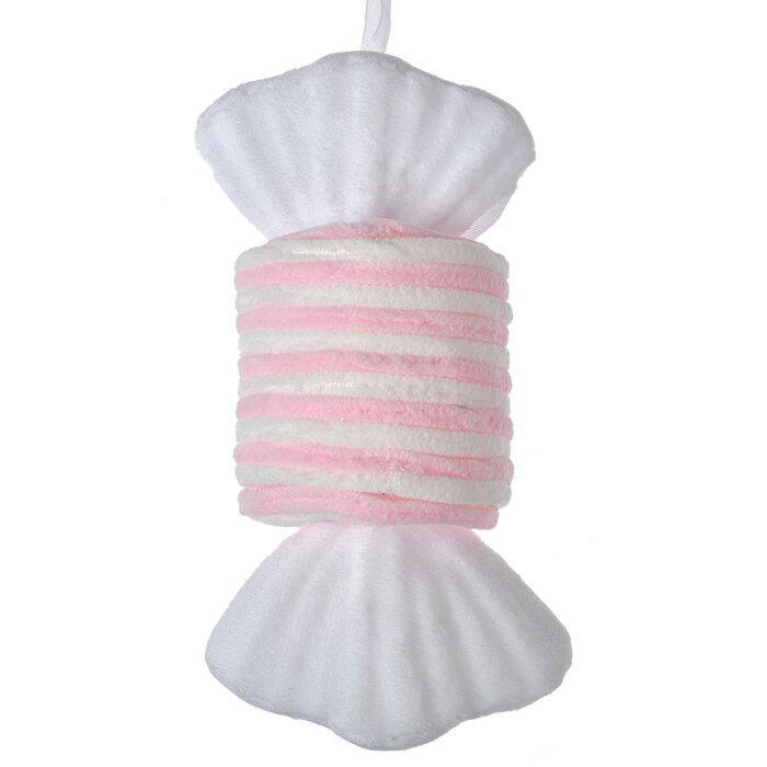 Clayre & Eef 66111P Hanger Candy Pink Wit 11x8x20 cm