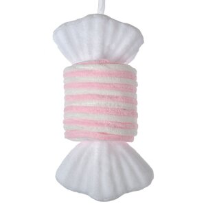 Clayre & Eef 66111P Hanger Candy Pink Wit 11x8x20 cm